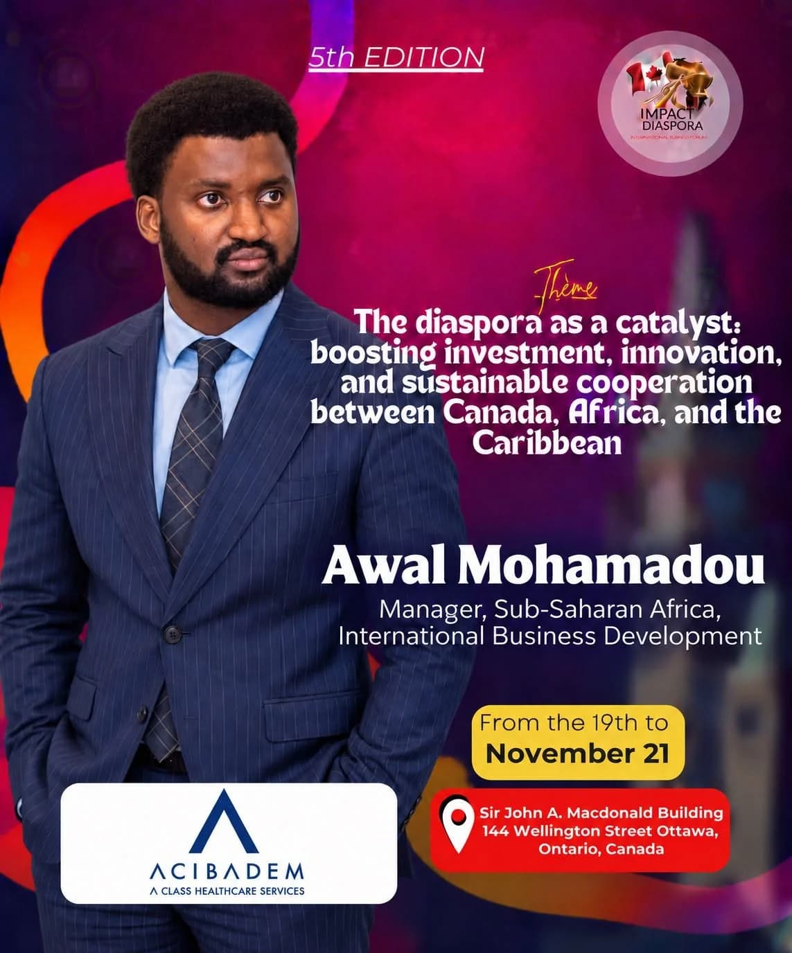 Annonce de participation — Awal Mohamadou